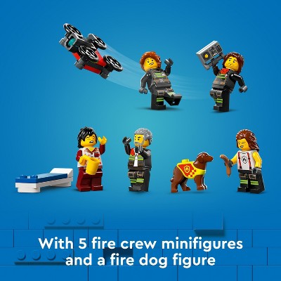 LEGO City Fire Station with Fire Truck Pretend Play Toy 60414_2