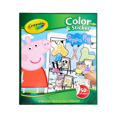 Crayola Peppa Pig Color & Sticker Book
