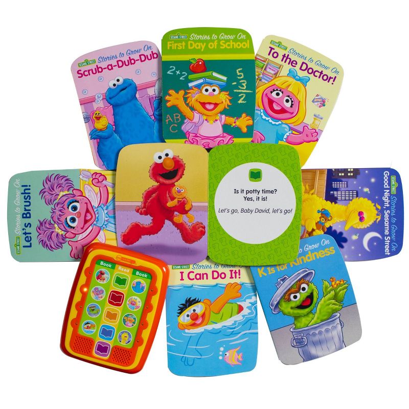 Pi Kids Sesame Street Sesame Stories to Grow On Electronic Me Reader Jr. 8-Book Library Boxed Set, 4 of 17