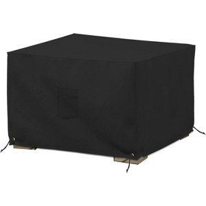 Covers&All Square Ottoman Cover, 12 oz Waterproof & UV-resistant - 1 of 4