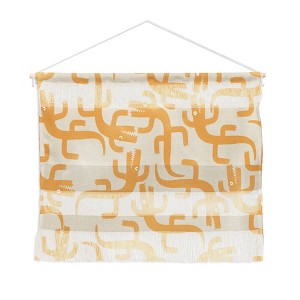 MSRYSTUDIO Croc Fun Sun Bath Fiber Wall Hanging - Society6 - 1 of 3
