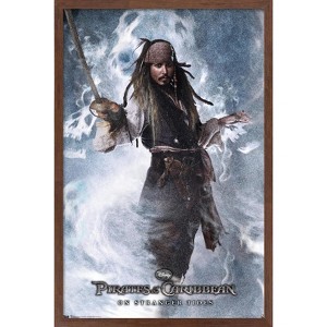 Trends International Disney Pirates of the Caribbean: On Stranger Tides - Jack Framed Wall Poster Prints - 1 of 4