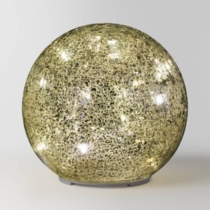 5.5" Christmas Mercury Lit Glass Orb Silver - Wondershop™ - 1 of 3