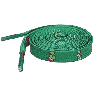 INSPIRE CHIC Christmas Flat Shoe Laces for Hiking Shoes Sneakers 0.31'' 1 Pair - 1 of 4