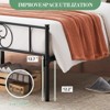Metal Bed Frame with Headboard, 14 Inch Platform Bed Frame, Steel Slat Support, No Box Spring Needed, Easy Assembly - 3 of 4