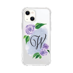 OTM Essentials Apple iPhone 15 Plus/iPhone 14 Plus Monogram Clear Tough Edge Floral Script Case - 1 of 4