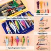 Aoibox Fishing Advent Calendar 2025 Kit 24 Pcs Lures With 2 Tackle Boxes For Freshwater Saltwater Bass Trout Christmas Countdown Gift - 2 of 4