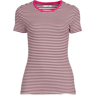 Lands' End Women's Cotton Rib T-shirt