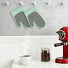 REGALWOVEN Soft Oven Mitts, Heat-Resistant Cooking Gloves, Thick Cotton Lining, Gripping for Baking, Grilling, 2Pcs Kitchen Mitts - 3 of 4