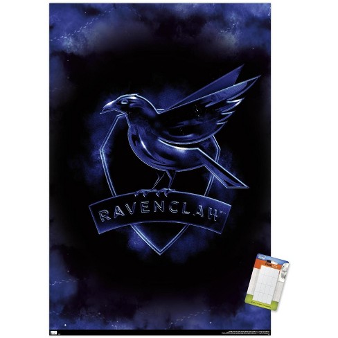 harry potter ravenclaw crest black and white