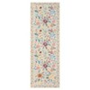 Floral Area Rug Washable Flower Rugs for Living Room Modern Floral Nursery Rug Ultra-Thin Soft Low Pile Accent Rug - 3 of 4