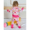 RuffleButts Baby Girls Viscose from Bamboo Convertible Ruffle One Piece Pajama - 4 of 4
