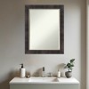 Amanti Art Odin Antique Bronze Petite Bevel Wood Bathroom Wall Mirror 28.75 x 22.75 in. - 4 of 4