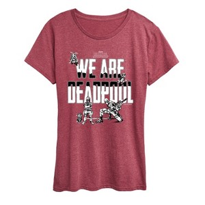 Women's - Marvel - We Are Deadpool Doodles Short Sleeve Graphic T-Shirt - 1 of 4