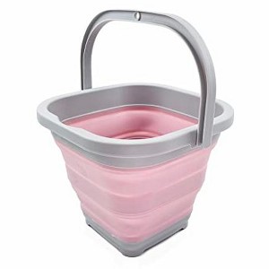 SAMMART 5L (1.3 Gallon) Collapsible Rectangular Handy Basket/Bucket - 1 of 4