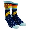 Crazy Dog T-Shirts Womens I Can't Adult Today Socks Funny Sarcastic Cat Footwear for Ladies - 2 of 4