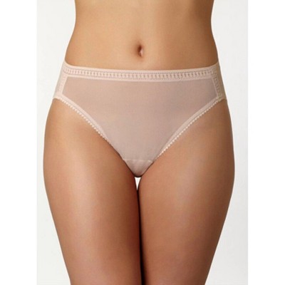 Women's Mesh Hi Cut Brief Panty - On Gossamer