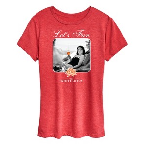 Women's - The White Lotus - Let's Fun Short Sleeve Graphic T-Shirt - 1 of 4