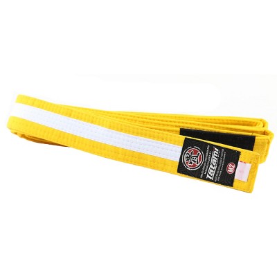 Tatami Fightwear Kid's Ibjjf Rank Belt - M4 - Yellow/white : Target