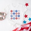 Simply Sage Market Women's Stacked 4th of July Smiley Face Short Sleeve Graphic Tee - 3 of 4