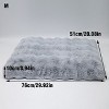 Artloge Plush Pet Bed Washable Dog Mat Crate Bed Anti-Slip Kennel Mattress Deluxe Sleeping Mat for Puppy & Large Dogs with Removable Cover - 2 of 4