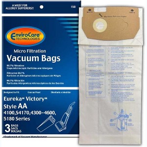 Eureka Style AA Victory and True HEPA Uprights Micro Filtration Vacuum Cleaner Dust Bags 3 pack - 1 of 4