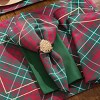 Patricia Heaton Home Saint Nicholas Tartan Napkin Set of 4 - 3 of 4