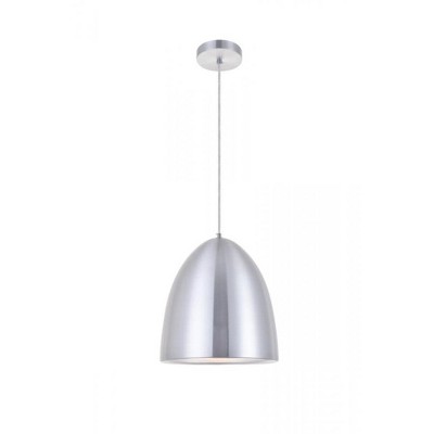 Elegant Lighting Circa 1 Light Burnished Nickel Pendant