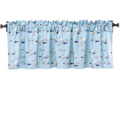 The Lakeside Collection School of Fish Bath Collection - Valance