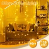 Ollny 120 LED Warm White Connectable String Lights (Clear Cable, Plug in, 8 Modes) - 2 of 4