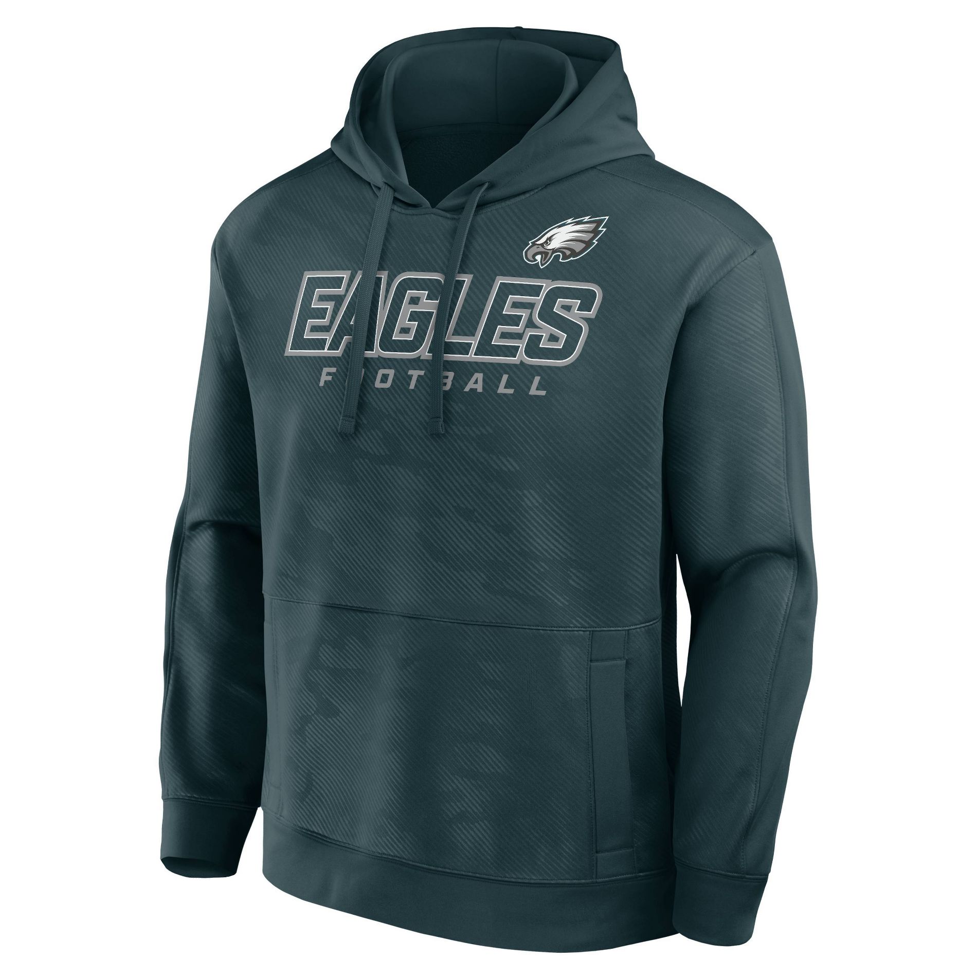 NFL Philadelphia Eagles Men's Long Sleeve Performance Hooded Sweatshirt