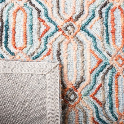 Trace TRC511 Hand Tufted Indoor Area Rug - Light Blue/Blue - 8'x10' - Safavieh