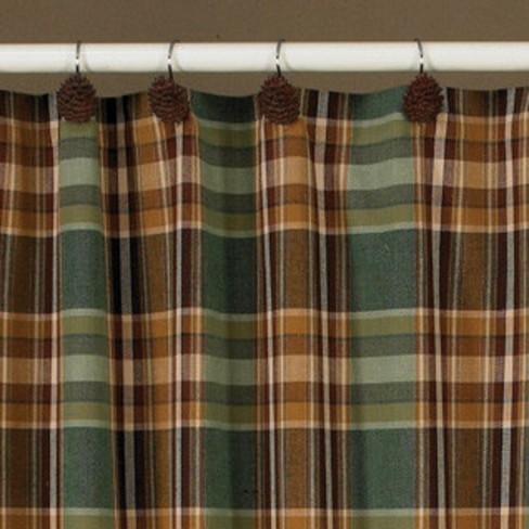 Park Designs Wood River Shower Curtain - Green : Target