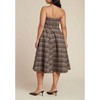 ELOQUII Plaid Fit And Flare Midi Dress - 3 of 3