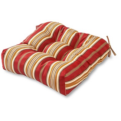 Roma Stripe Outdoor Seat Cushion - Kensington Garden