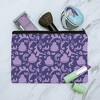Peeps Purple Peeps In Garden Pattern Makeup Cosmetic Bag Organizer Pouch - 2 of 4