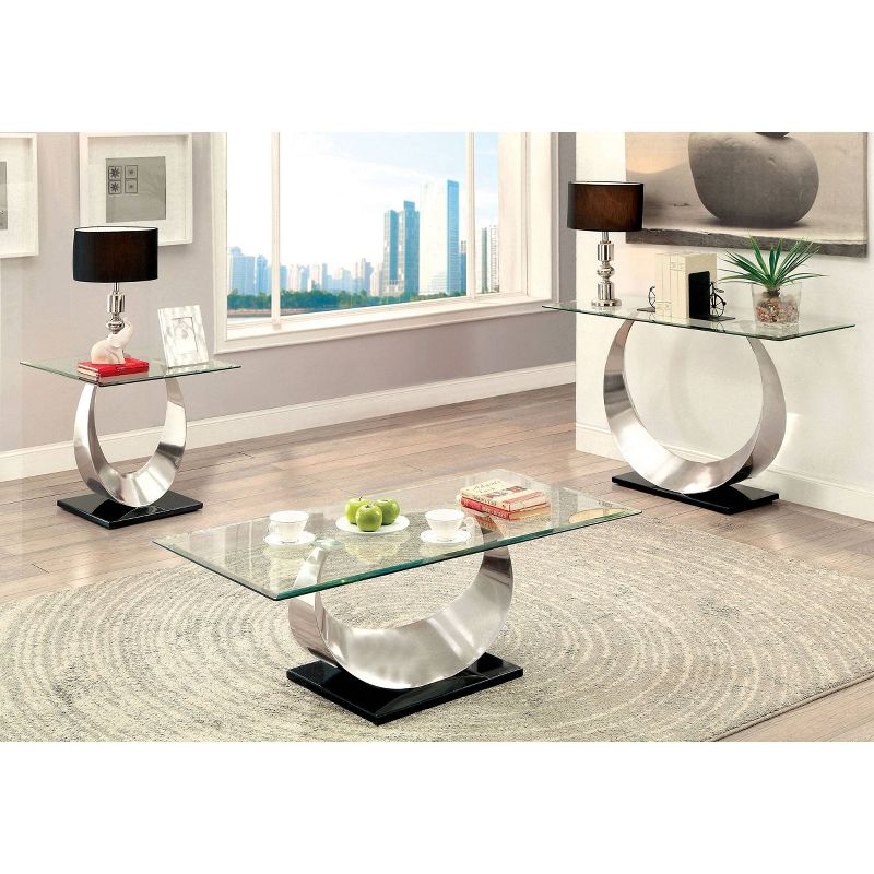 Juliana End Table Silver/Black - HOMES: Inside + Out, 4 of 5