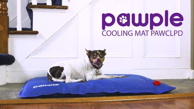 Pawple Dog Cooling Mat Pet Pad for Kennel, Crate or Bed, 2 of 7, play video