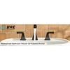 BWE 8 in. Widespread Double Handle Bathroom Faucet With Pop-up Drain Assembly - 2 of 4