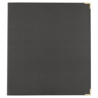 black paper binder