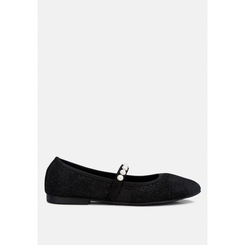 Sassie Pearl Embellished Ballerina Flats - image 1 of 2