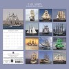 2026 Square Wall Calendar, Tall Ships, 16-Month Transport Theme with 180 Reminder Stickers (12x12 In) - 4 of 4