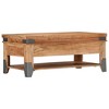 vidaXL Coffee Table 43.3 in.x20.5 in.x17.7 in. Solid Acacia Wood - 3 of 4