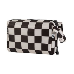 Tiny Twinkle Waterproof Makeup Bag – Portable Travel Cosmetic Organizer with Handle and Secure Zipper - 1 of 4