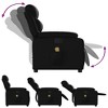 vidaXL Massage Recliner Chair Reclining Armchair for Elderly Faux Leather - 3 of 4