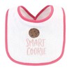 Hudson Baby Infant Girl Cotton Terry Drooler Bibs with Fiber Filling 10pk, Food Girl, One Size - 2 of 4