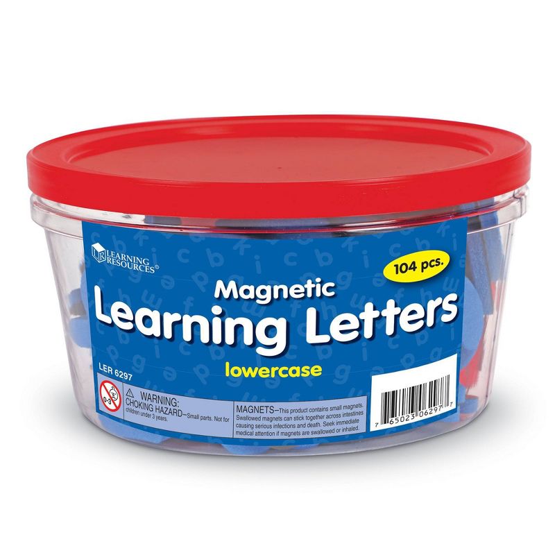 Learning Resources Magnetic Learning Letters - Lowercase, 5 of 6