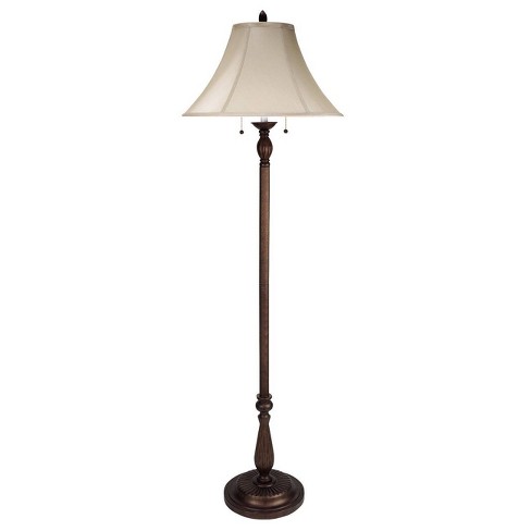 46 X 57 Adjustable Height Metal Pharmacy Floor Lamp Antique Brass - Cal  Lighting : Target