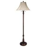 62" Metal Traditional Floor Lamp Rust - Cal Lighting