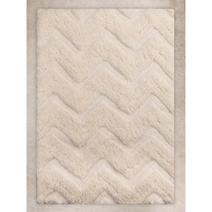 Vantaa Ivory Bath Mat 24"X36" - 1 of 3